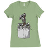 pocket koala bears Ladies Fitted T-Shirt
