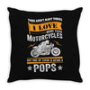 Motorcycles Pops Throw Pillow