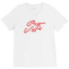c'est la vie neon slogan V-Neck Tee