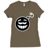 smile bomb Ladies Fitted T-Shirt