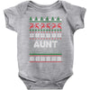 ugly christmas aunt Baby Bodysuit