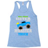 monster truck shirt for boys toddlers Racerback Tank