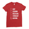 Lgbt Checklist Ladies Fitted T-Shirt