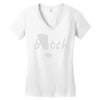b!tch Women's V-Neck T-Shirt