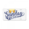 Sunday Funday License Plate