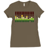 sound activated flashing light Ladies Fitted T-Shirt