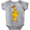 pikachuchu backwards Baby Onesie