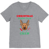christmas baking team crew rudolph V-Neck Tee