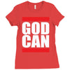 god can Ladies Fitted T-Shirt