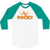 new rocky balboa stallone dark blue logo movie 3/4 Sleeve Shirt