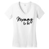 mommy to be Women's V-Neck T-Shirt
