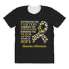 Supporting the Fighters Admiring the Survivors Honoring the Taken All Over Women's T-shirt
