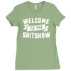 welcome to the shitshow Ladies Fitted T-Shirt