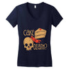 cake or death Women's V-Neck T-Shirt