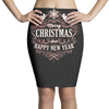 christmas happy new years Pencil Skirts