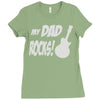 my dad rocks Ladies Fitted T-Shirt
