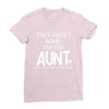 the cool fun and favorite aunt Ladies Fitted T-Shirt