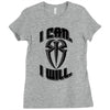 i can i will Ladies Fitted T-Shirt