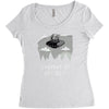 i want to believe in kang and kodos Women's Triblend Scoop T-shirt