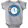 clock Baby Bodysuit