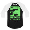 never forget 3/4 Sleeve Shirt