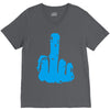 fuck size V-Neck Tee
