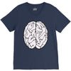 male brain V-Neck Tee