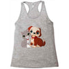 nice cat and dog Racerback Tank