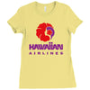 stylish retro hawaiian airlines Ladies Fitted T-Shirt