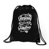 i love gardeing Drawstring Bags