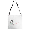 sad psycho Adjustable Strap Totes