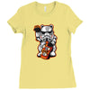 maneki trooper Ladies Fitted T-Shirt