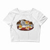 cheddar power Crop Top