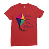 fly a kite Ladies Fitted T-Shirt