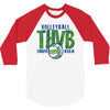 volleyball thvb tampa high 3/4 Sleeve Shirt