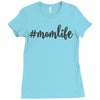 mom life svg Ladies Fitted T-Shirt