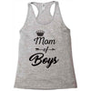 mom of boys Racerback Tank
