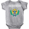 reindeer christmas Baby Bodysuit