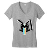 Killerbunny2007 Rainbow Overflow Women's V-Neck T-Shirt
