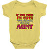 i'm cute see my ount Baby Onesie