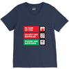 bat safety V-Neck Tee