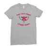 turn that frown upside down Ladies Fitted T-Shirt