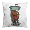 delicious aqua teens Throw Pillow