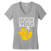 duck you Women's V-Neck T-Shirt