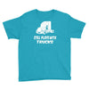 still plays with trucks Youth Tee