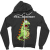 oh no monster Zipper Hoodie