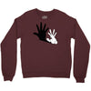 rabbit hand shadow Crewneck Sweatshirt