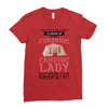 camping lady Ladies Fitted T-Shirt