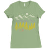 camp forest Ladies Fitted T-Shirt