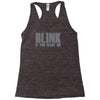 blink if you want me Racerback Tank